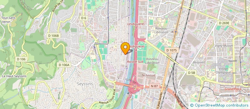 localisation de l'entreprise SCI LES ECUREUILS à SEYSSINS