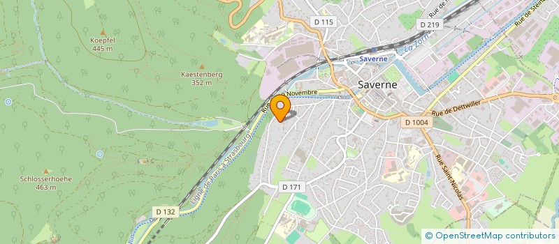 localisation de l'entreprise SCI LES ECUREUILS  SAVERNE