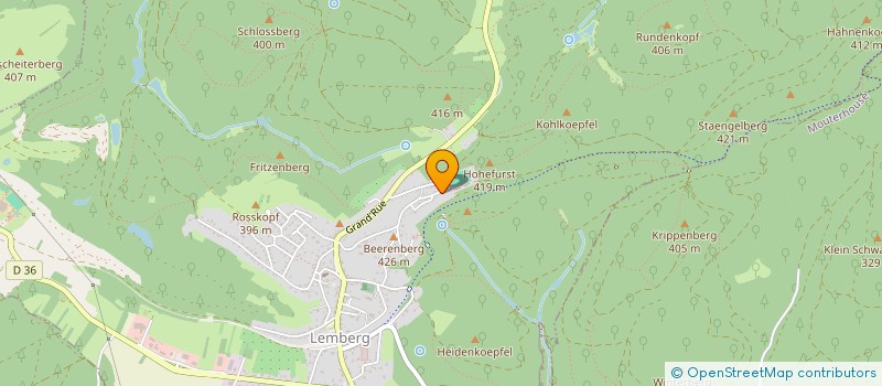 localisation de l'entreprise SCI LES ECUREUILS  LEMBERG