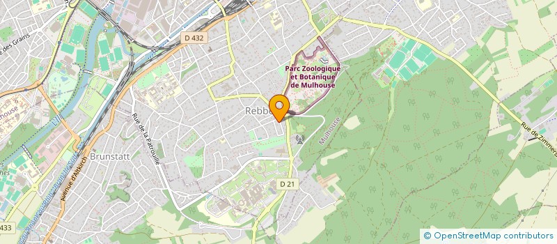 localisation de l'entreprise SCI LES ECUREUILS  MULHOUSE