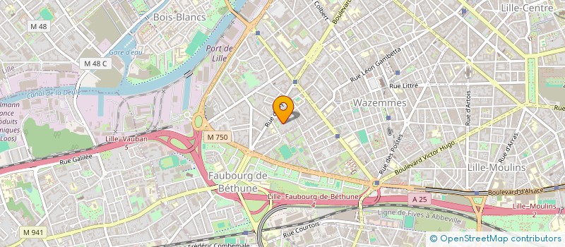 localisation de l'entreprise SCI LES ECUREUILS à LILLE