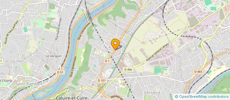 localisation de l'entreprise SCI LES ECUREUILS  CALUIRE-ET-CUIRE