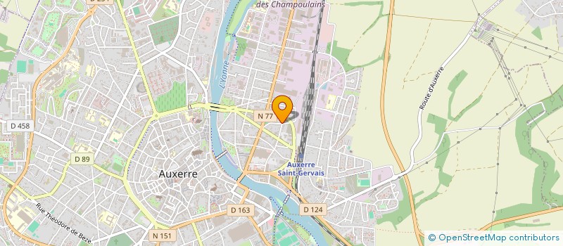 localisation de l'entreprise SCI LES ECUREUILS à AUXERRE