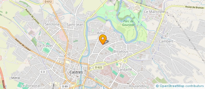 localisation de l'entreprise SCI LES ECUREUILS  CASTRES
