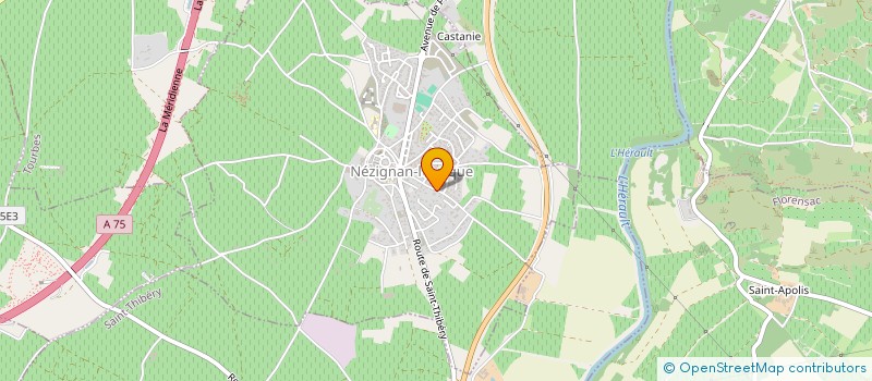 localisation de l'entreprise SCI LES ECUREUILS  NEZIGNAN-L'EVEQUE