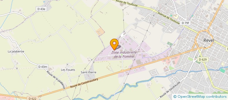 localisation de l'entreprise SCI LES ECUREUILS DU LAC  REVEL