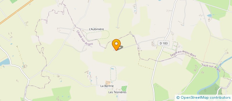 localisation de l'entreprise SCI LES ECURIES  CHAZE-SUR-ARGOS