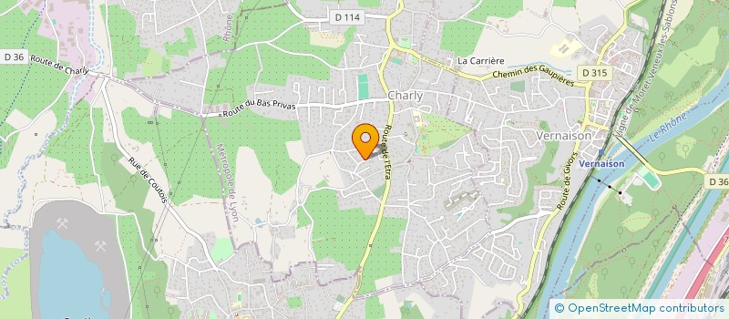 localisation de l'entreprise SCI LES ECURIES DE L'ABBAYE  CHARLY