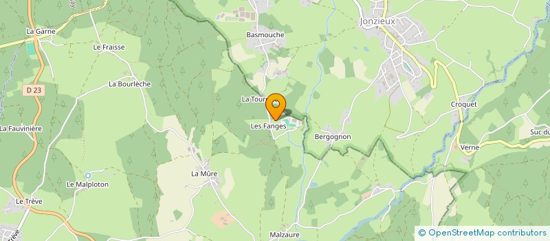 localisation de l'entreprise SCI  LES ECURIES DE LA TOURETTE  SAINT-VICTOR-MALESCOURS