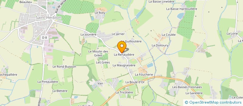localisation de l'entreprise SCI LES ECURIES DE VAIR  VAIR-SUR-LOIRE