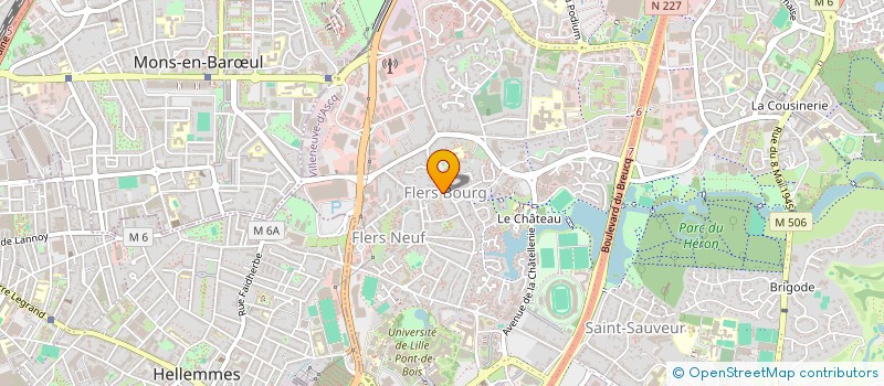 localisation de l'entreprise SCI LES ECURIES DU CHATEAU à VILLENEUVE-D'ASCQ