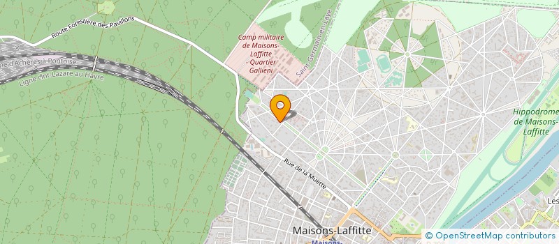 localisation de l'entreprise SCI LES ECURIES DU MESNIL  MAISONS-LAFFITTE