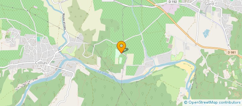 localisation de l'entreprise SCI LES ECURIES DU PONT DU GARD  COLLIAS