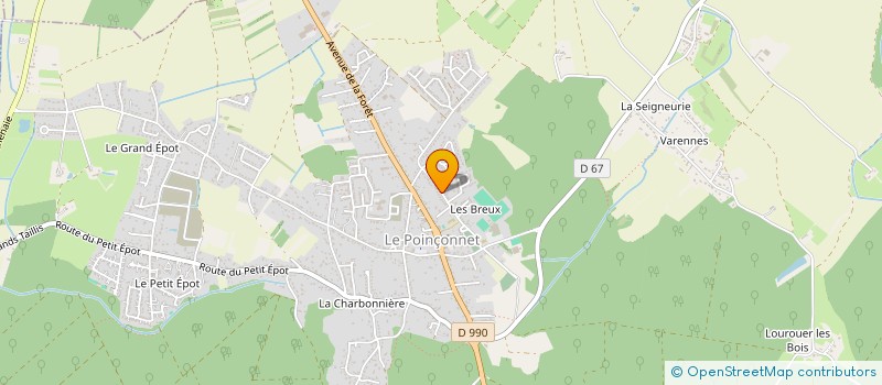 localisation de l'entreprise SCI LES EDELWEISS à LE POINCONNET