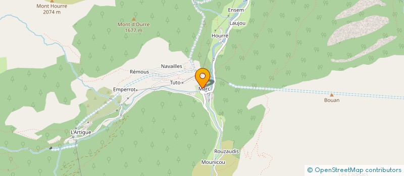 localisation de l'entreprise SCI LES EDELWEISS à AUZAT