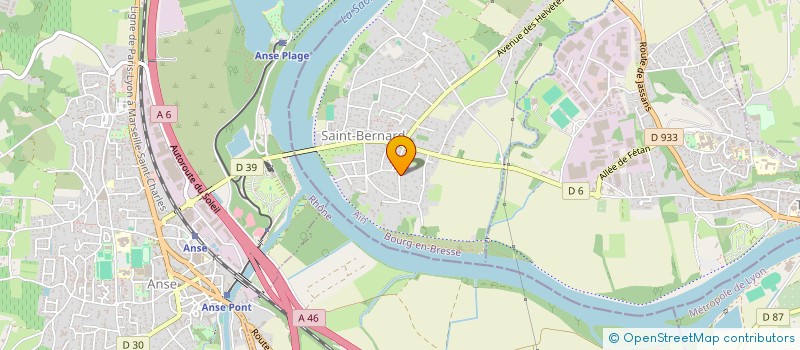 localisation de l'entreprise SCI LES EDELWEISS  LACHASSAGNE