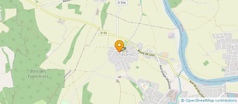 localisation de l'entreprise SCI LES EDELWEISS  CHAVANOZ