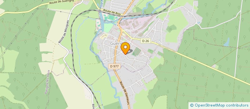 localisation de l'entreprise SCI LES EDELWEISS à GUERIGNY