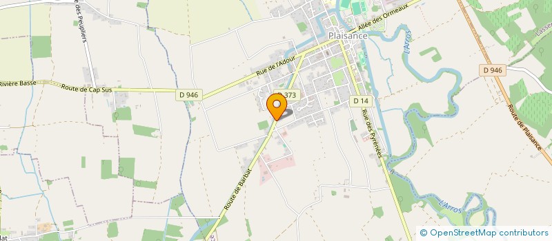 localisation de l'entreprise SCI LES EDELWEISS  PLAISANCE