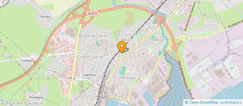 localisation de l'entreprise SCI LES EDOUARDES  SAINT-NAZAIRE