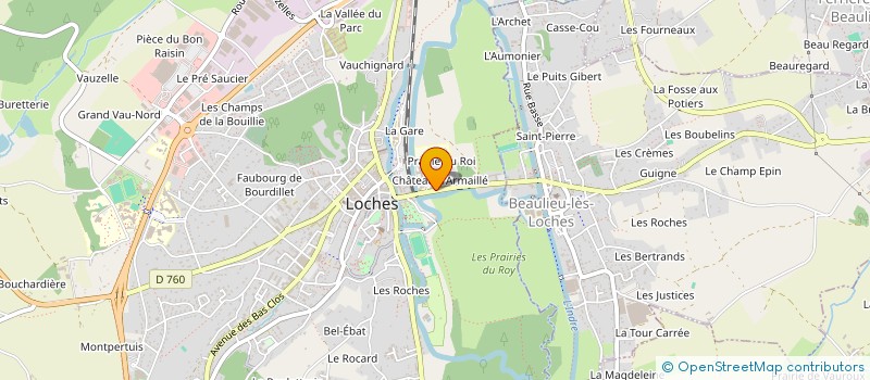 localisation de l'entreprise SCI LES EES  LOCHES