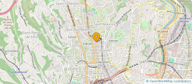 localisation de l'entreprise SCI LES EGLANTINES à NICE