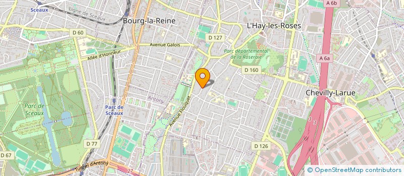 localisation de l'entreprise SCI LES EGLANTINES  L'HAY-LES-ROSES