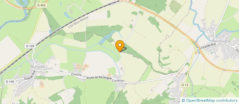 localisation de l'entreprise SCI LES EGLANTINES  RUFFEY-LE-CHATEAU