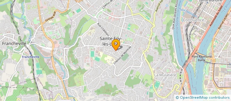 localisation de l'entreprise SCI LES EGLANTINES  SAINTE-FOY-LES-LYON