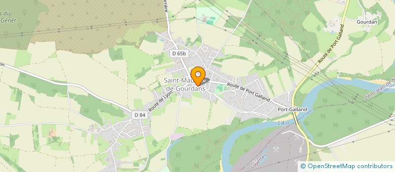 localisation de l'entreprise SCI LES EGLANTINES  SAINT-MAURICE-DE-GOURDANS