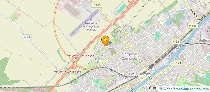 localisation de l'entreprise SCI LES EGLANTINES  MARGNY-LES-COMPIEGNE