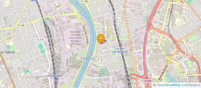 localisation de l'entreprise SCI LES EGLANTINES à ALFORTVILLE