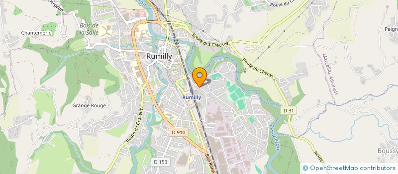 localisation de l'entreprise SCI LES EGLANTINES à RUMILLY