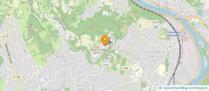 localisation de l'entreprise SCI LES EHPAD  SAINT-CYR-AU-MONT-D'OR