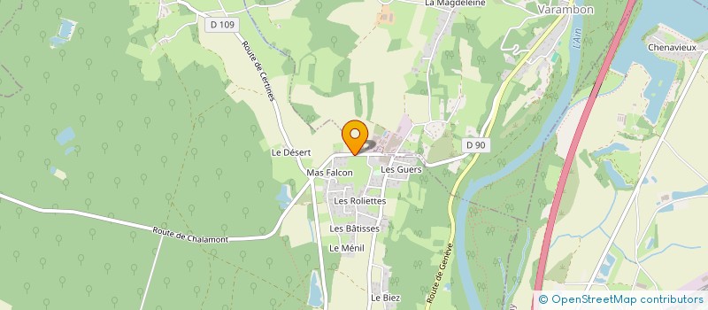 localisation de l'entreprise SCI LES EIDERS  PRIAY