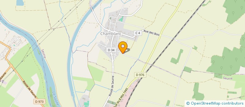 localisation de l'entreprise SCI LES EKENI  CHAMBLANC