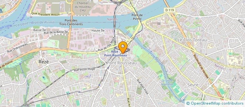 localisation de l'entreprise SCI LES ELANDRES  REZE