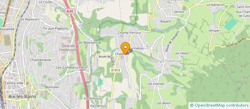 localisation de l'entreprise SCI LES ELEPHANTS  DRUMETTAZ-CLARAFOND