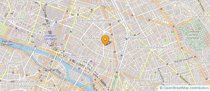 localisation de l'entreprise SCI LES ELEVES DE GERARD  PARIS