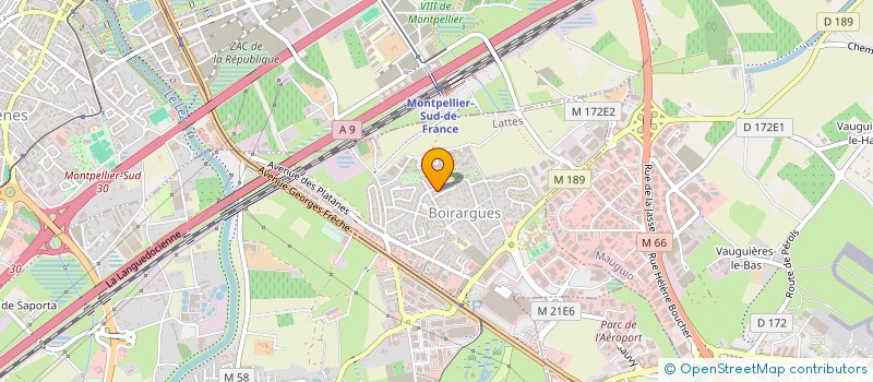 localisation de l'entreprise SCI LES ELFES à LATTES