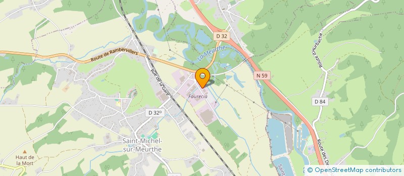 localisation de l'entreprise SCI LES ELFES  SAINT-MICHEL-SUR-MEURTHE