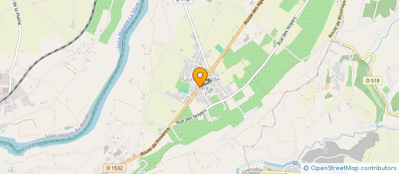 localisation de l'entreprise SCI LES ELFES  SAINT-JUST-DE-CLAIX