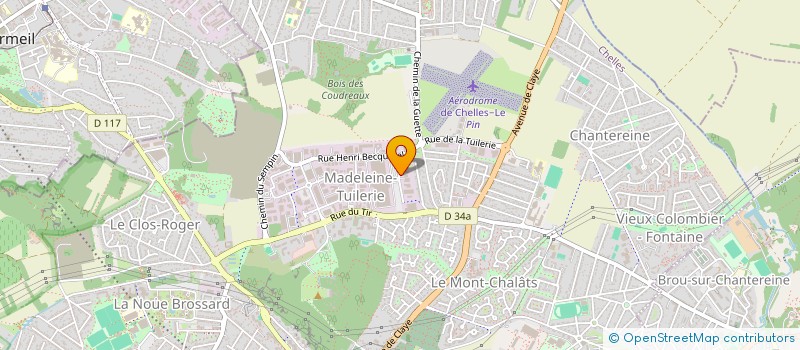 localisation de l'entreprise SCI LES EMBREVADES  CHELLES