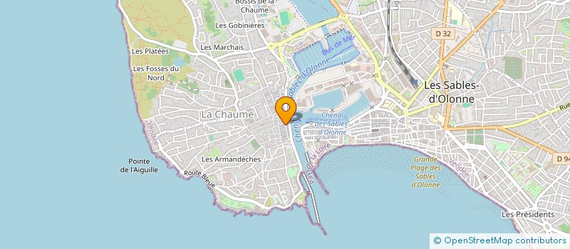 localisation de l'entreprise SCI LES EMBRUNS à LES SABLES D'OLONNE