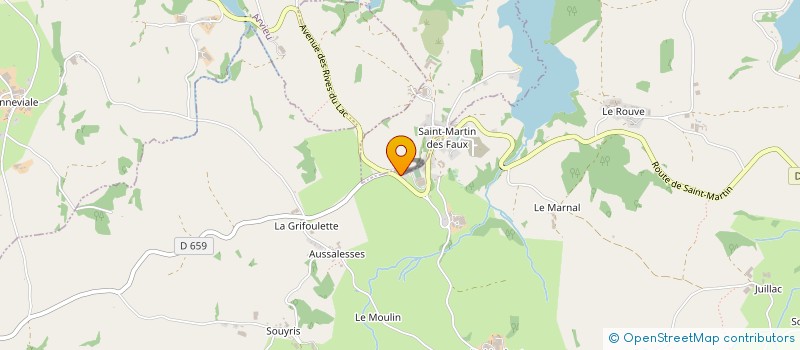 localisation de l'entreprise SCI LES EMBRUNS à SALLES-CURAN