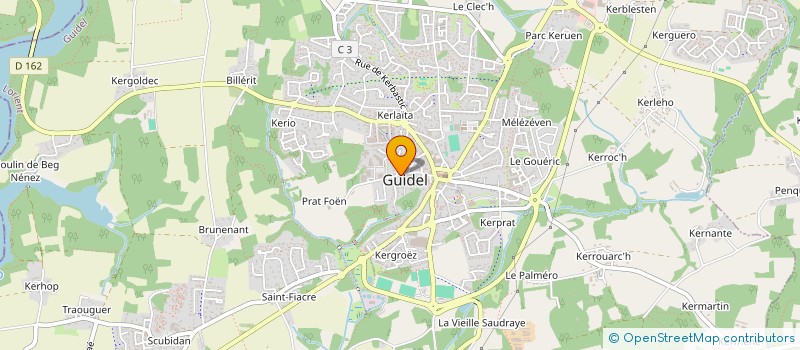 localisation de l'entreprise SCI LES EMBRUNS  GUIDEL