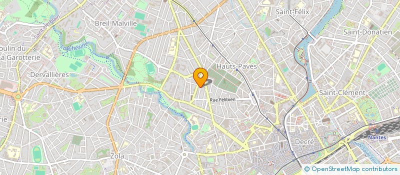 localisation de l'entreprise SCI LES EMBRUNS à NANTES