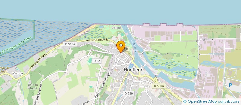 localisation de l'entreprise SCI LES EMBRUNS à HONFLEUR