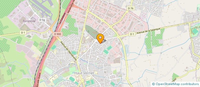 localisation de l'entreprise SCI LES EMBRUNS  PERPIGNAN