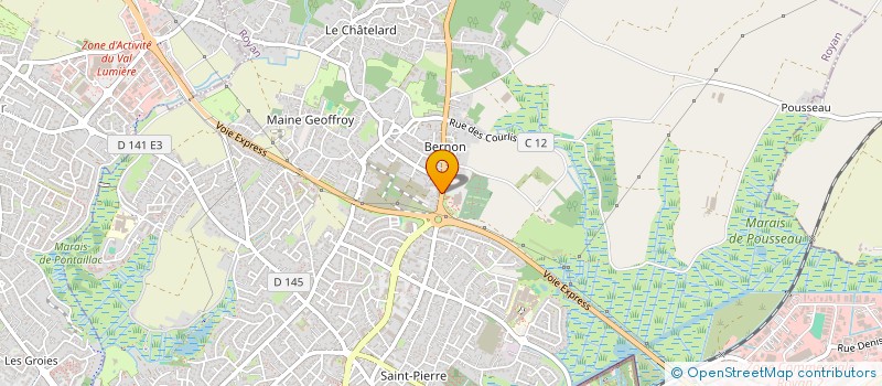 localisation de l'entreprise SCI LES EMBRUNS  ROYAN